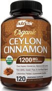 NutriFlair Organic Ceylon Cinnamon 1200mg
