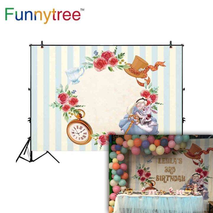 new-arrival-liangdaos296-funnytree-alice-ในแดนมหัศจรรย์-backdrops-ส่วนบุคคลลายกรอบเจ้าหญิงการถ่ายภาพรูปฉากหลังถ่ายภาพ-photophone