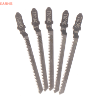 EOY 5pcs T101AO HCS T-Shank จิ๊กซอว์ใบมีดโค้งตัดเครื่องมือสำหรับเลื่อยพลาสติกไม้