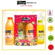 Combo Hộp Quà Tặng 2 Món sữa tắm Dưỡng ẩm Cottage 560ml Hoa Nhài và 750ml