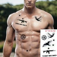 Waterproof Temporary Tattoo Sticker Bird Eagle Star Gun Letter Body Art Flash Tatto Fake Tatoo for Women Men