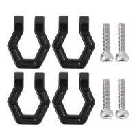 สี4Pcs กันชนเหล็ก D-แหวนตะขอรถพ่วงสำหรับ Axial 1/10รถ RC SCX10 90046 D90