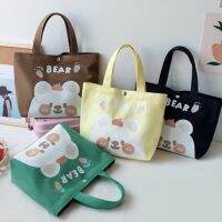 ideafashionshop(ID1798) กระเป๋าถือมินิ ʕ•ᴥ•ʔ BEAR สไตล์มินิมอลลายการ์ตูนมี6สี