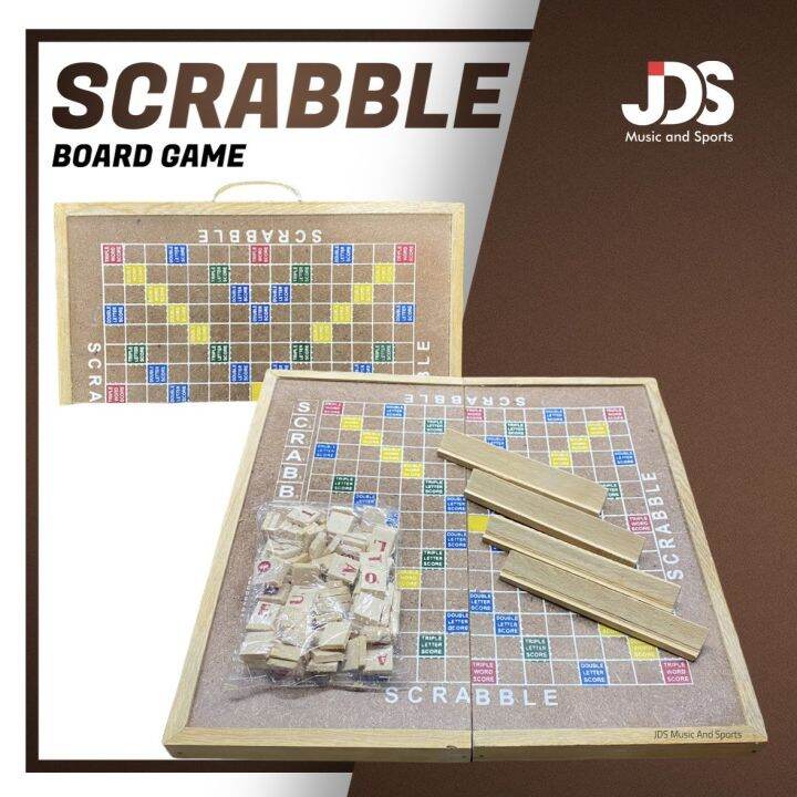 Scrabble Board Game (Wood) | Lazada PH