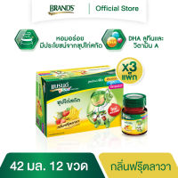 แบรนด์จูเนียร์ซุปไก่สกัด สูตร อัลฟ่าพลัส กลิ่นฟรุ๊ตลาวา 42 มล. แพค 12 ขวด x 3 แพค (36 ขวด) (BFC)