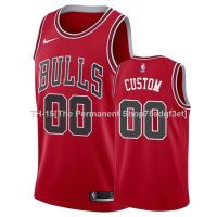 Original NBA Heat Pressed Mens Red Chicago Bulls 00 Custom 1 Derrick Rose 7 Toni Kukoc 8 Zach Lavine 23 45 Jordan 33 Scottie Pippen 91 Dennis Rodman 2020/21 Swingman Jersey