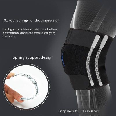 Cycling pressure knee pads Deep squat wear resistant breathable knee pads Wholesale fitness adjustable outdoor knee pads