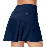 FUNANI Sports Tennis Yoga Skorts Fitness Short Skirt Badminton Breathable Quick drying Women Sport Anti Exposure Tennis Skirt