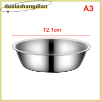 [Duola] ชามสุนัขขนาดใหญ่สแตนเลสสัตว์เลี้ยงชามอาหารแมวและอาหารสุนัขดื่มชามโลหะชามให้อาหารทนทาน