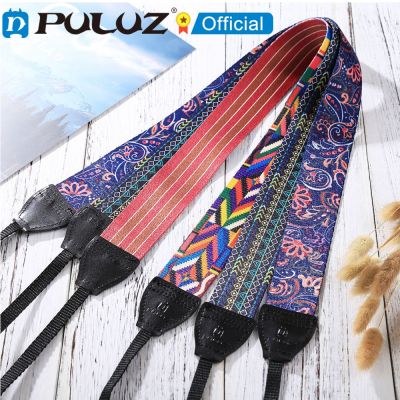 PULUZ Camera Neck Shoulder Strap Belt for SLR DSLR Camera Durable For Nikon Canon Sony Retro Ethnic Style Camera Strap Band