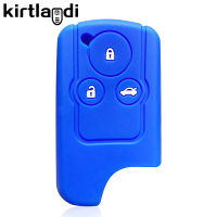 ซิลิโคนรถ Remote Case สำหรับ Honda Spada StepWgn RG1 Freed Spike Ge6 Fit Jazz Shuttle GP2 234ปุ่ม Keyless Shell