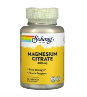 [ แมกนีเซียม ซิเตรต ] Solaray, Magnesium Citrate (133 mg) x 90 แคปซูล