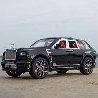 1:24 Rolls Royce Cullinan Masory SUV Alloy Luxy รถรุ่น Diecasts โลหะของเล่นรถจำลองเสียงและแสงเด็กของขวัญ