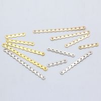 100pSilver Gold plated Metal 5/7/10/13 Hole Spacer Bars Connectors Beads Separation craft Earrings Necklace Findings