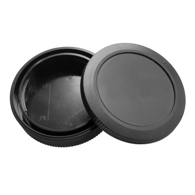 New Camera Body Cap + Rear Lens Cap for Canon EOS R RP R5 R6 RF Lens Mount Protector Cover Lens Caps