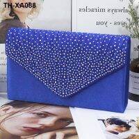 new 2020 Europe and the contracted bride one shoulder his hot drilling fold banquet clasp envelopes hand bag