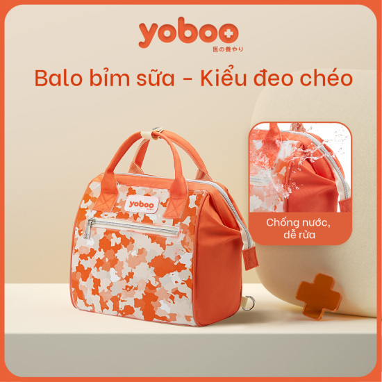 Túi đựng bỉm sữa đeo chéo yoboo - chống nước - chất lượng nhật bản - ảnh sản phẩm 6