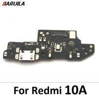 ดั้งเดิมสำหรับ Xaiomi Redmi 10 10A เครื่องชาร์จ USB 10C ชาร์จพอร์ตสายแผงวงจรเคเบิลแบบยืดหยุ่นไมโครโฟนเชื่อมต่อแท่นวาง