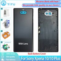 [Small M trend phone case]เคสสำหรับ Sony Xperia 10 Plus,ด้านหลังฝาหลังปิดโทรศัพท์ Xperia 10ที่อยู่อาศัยเดิมพร้อมการเปลี่ยนสติกเกอร์เลนส์