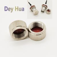 2 pieces of TNC metal dust caps for RF coaxial connector plug caps without chain waterproof protective cover