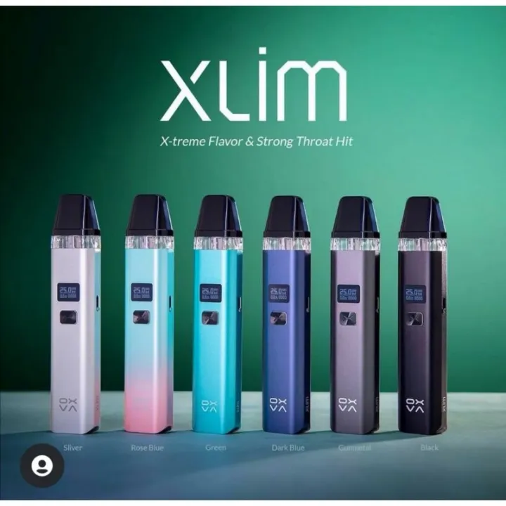 ♝oxva Xlim pod Vape kit + FREE Juice | Lazada PH