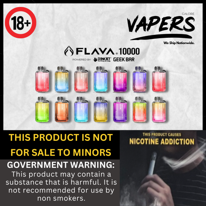 [AUTHENTIC] Flava Geekbar 10k Puffs Disposable Pod | Flv GB 10000 Puffs ...