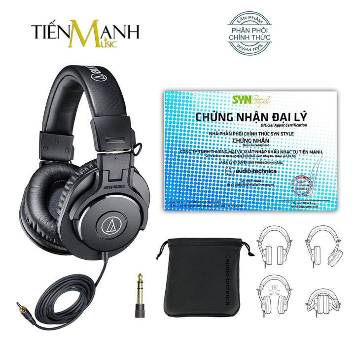 Chính Hãng] Tai Nghe Kiểm Âm Audio Technica M30X - Studio Monitor Headphones  Professional ATH-M30X ATHM30X 