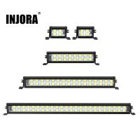 INJORA Bright Light Bar 17/52/102/147mm for 1/10 RC Crawler Car Axial SCX10 90046 TRX-4 TAMIYA CC01 D90 Redcat  Power Points  Switches Savers