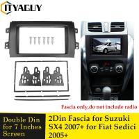 เครื่องเล่นดีวีดี Gps สเตอริโอวิทยุติดรถยนต์2 Din Refitting ชุดฝาครอบกันชนสำหรับ Suzuki Sx4สำหรับ Fiat Sedici 2005แผงแดชบอร์ด Bezel