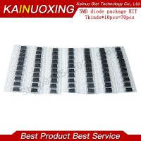 7 kindsx10pcs 70PCS SMD diode package / M1 (1N4001) / M4 (1N4004) / M7 (1N4007)/ M5 (1N4005) SS14 SS24 SS34 (1N5822) KIT