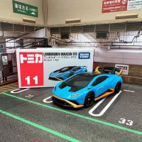 TAKARA TOMY NO.12รถ LAMBORGHINI HURACAN STO ของเล่นเด็กรถคันเล็กของสะสมโมเดล