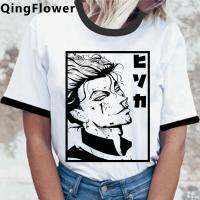 เสื้อยืดฮันเตอร์ X ฮันเตอร์คิรัวโซลดิ๊กส์ Kurapika Hisoka เสื้อยืดผู้ชายฮาราจูกุ Kawaii ญี่ปุ่นกรันจ์