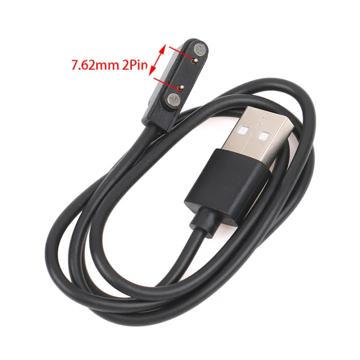 ZY] Legend Universal Smart Watch Charger Cord Magnetic Charging Cable 2 Pin  4 Pin USB Charger For Smart Watch   4mm Charging Cable | Lazada  Singapore