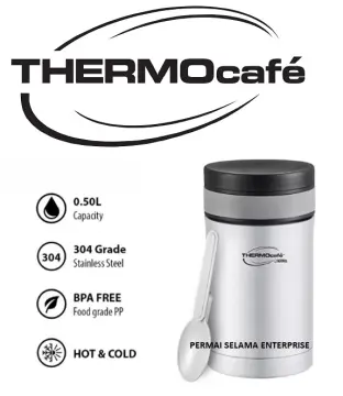 100% Original Thermocafe by Thermos Food Jar 650ml (Balang Makanan Termos  Vakum)