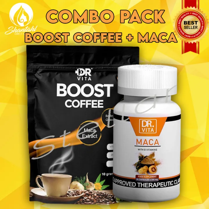 Combo Pack Of Drvita Maca And Dr Vita Boost Coffee Safe And Effective Sexual Booster Muscle 2142