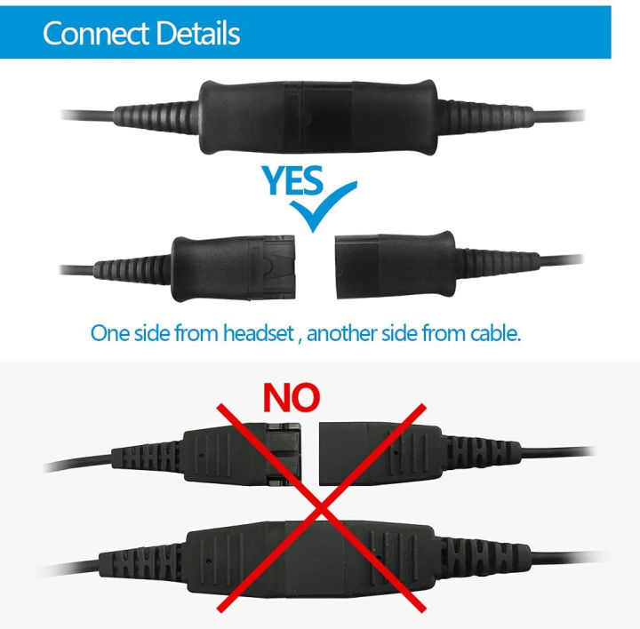 voiceplus-telephone-headset-microphone-noise-cancelling-headphone-qd-quick-disconnect-call-center-headset-with-rj09-cables-for-polycom-avaya-yealink-grandstream-phones