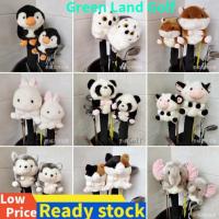 2023 NEW forↂ All Kinds Of Lovely Animals Golf Headcovers 135UT Fit Up To Driver Hybrid or Fairway Wood Covers Golf Club Cover Plush Doll Mascot Novelty Cute Gift Golf Accessories