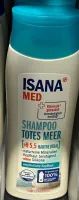 German purchasing ISANA med anti-allergic hair dry Dead Sea mineral shampoo Ph5.5