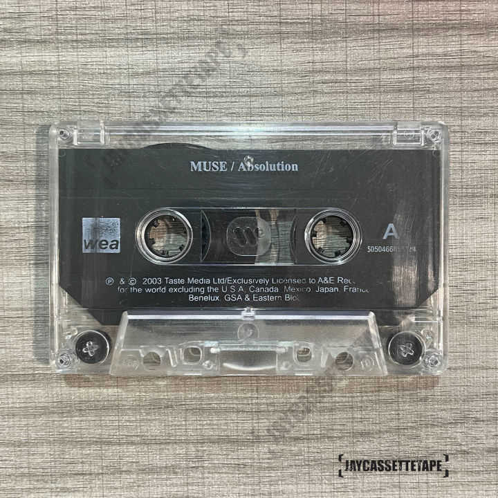 เทปเพลง-เทปคาสเซ็ท-cassette-tape-muse-อัลบั้ม-absolution