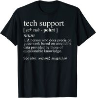 2023 NEW Tech Support Definition Shirt, Funny Cute Computer Nerd Gift T-shirt Cotton Mens Tops Shirt Printed t Shirts Crazy New Arrival fashion