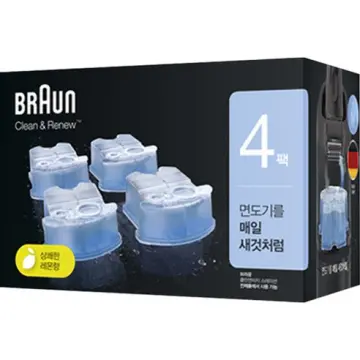 Braun Clean & Renew - Cục nước rửa thay thế cho trạm rửa của máy