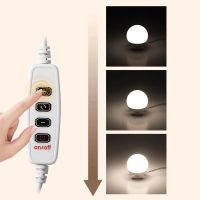 LED Makeup Mirror Light Bulbs USB Hollywood Make Up Lamp Vanity Lights Bathroom Dressing Table Lighting Dimmable LED Wall Lamp