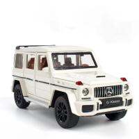 Suv G-Klessa G63โมเดลรถโลหะผสมของเล่นแบบชุดสะสมตกแต่งจำลองแสงและเสียง