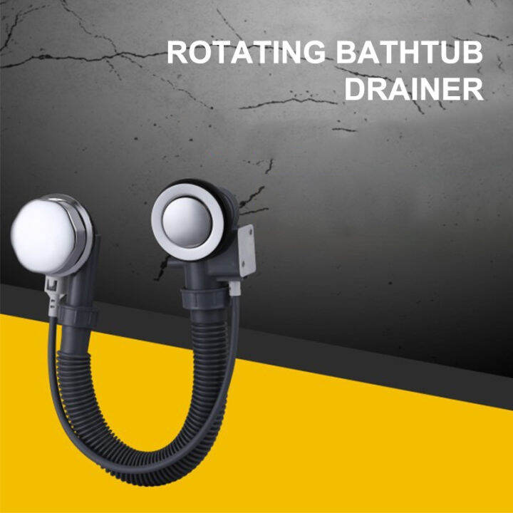 Bath Tub Bottle Trap Popup Drain Plug Bathtub Drain with Overflow Sink