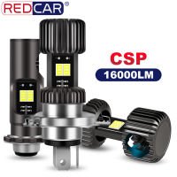 1pcs 16000LM Headlamp H4 BA20D P15D Moto Bulb DC 12V Auto H6 H4 LED Motorcycle HeadLight 23W Fog Lamp CSP Chips 6000K