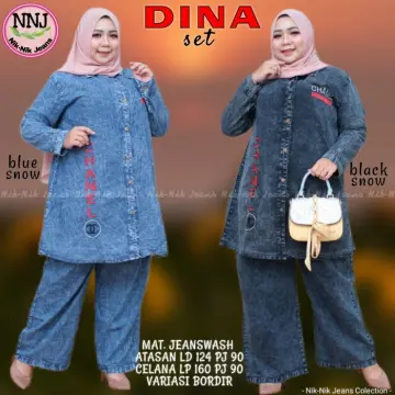 Jual Baju Setelan Wanita Set Jumbo LIVISA Setelan Celana Wanita di