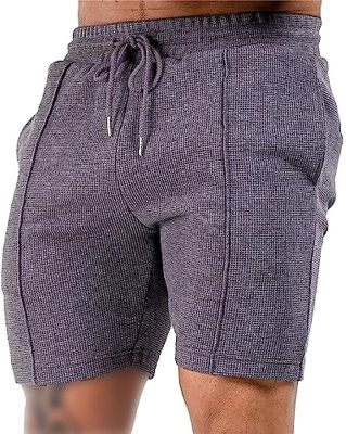 DGHM-JLMY Mens Mesh Relaxed Moisture-Wicking Running Shorts Elastic Muscle Sports Gym Shorts Lounge Dry Athletic Shorts