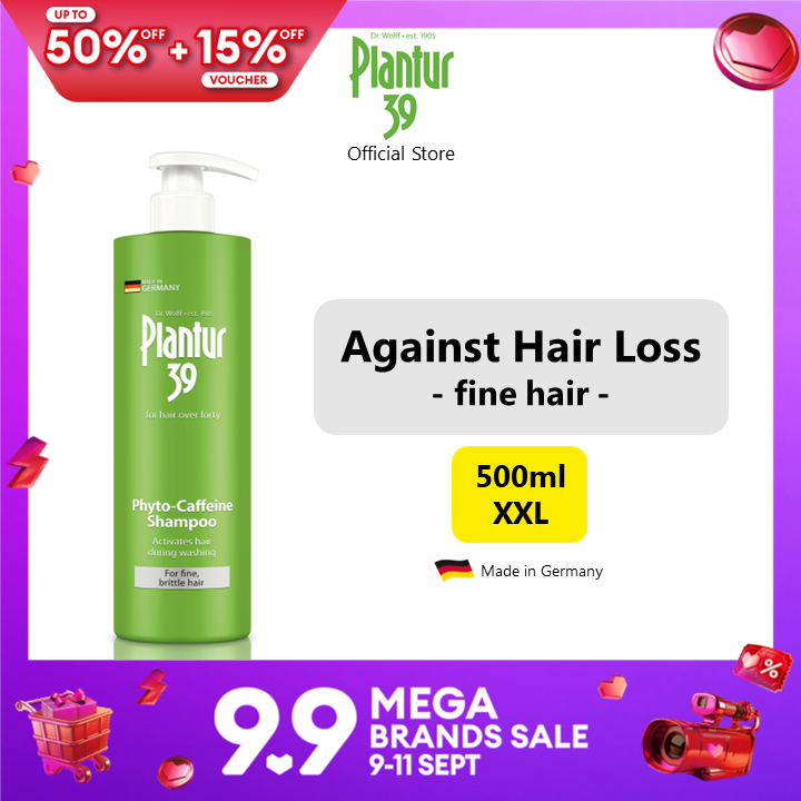 Plantur 39 PhytoCaffeine Shampoo for Fine and Brittle Hair (500ml
