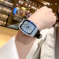 นาฬิกาข้อมือผู้หญิงสิบอันดับแรกของแบรนด์ Richard Full Diamond Super Flash Womens Watch Frank Mens Light Luxury Watch