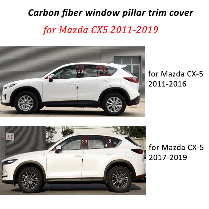 buendeer-10pcsset-carbon-fiber-pillar-trim-protector-for-mazda-cx5-2011-2019-window-post-trim-exterior-decorative-accessories
